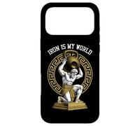 Carcasa para iPhone 17 Pro MAX Kettlebell Greek God Gym Iron My World, Divertido Entrenamiento Muscular