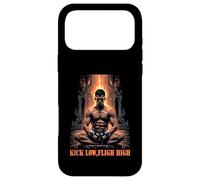 Carcasa para iPhone 17 Pro MAX Kick Low Flight High Muay Thai MMA Warrior