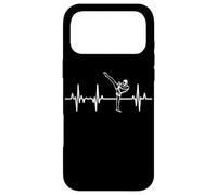 Carcasa para iPhone 17 Pro MAX Kickboxer ECG Heartline Kickboxing Entrenador Muay Thai
