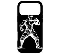 Carcasa para iPhone 17 Pro MAX Kickboxing Guy Dibujando Muay Thai para Niños