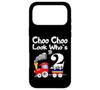 Carcasa para iPhone 17 Pro MAX Kids 2nd Birthday Caleb Choo Choo Train 2 Year Old