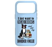 Carcasa para iPhone 17 Pro MAX Kids Boys Girls Read Books Border Collie Lover