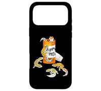 Carcasa para iPhone 17 Pro MAX Kids Boys Girls Reptile Happy Pills Leopard Gecko Lover