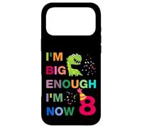 Carcasa para iPhone 17 Pro MAX Kids I'm Big Enough I'm 8 Now, Happy Birthday 8 Years Old