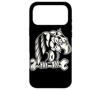 Carcasa para iPhone 17 Pro MAX King Buitre Raptor Scavenger Bone Blackwork Minimal
