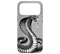 Carcasa para iPhone 17 Pro MAX King Cobra Snake x Snake Serpiente Cobra Blackwork