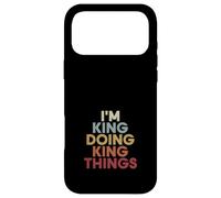 Carcasa para iPhone 17 Pro MAX King Name King Personalized Name First Given