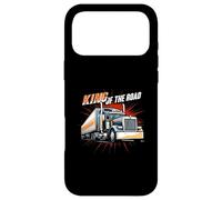 Carcasa para iPhone 17 Pro MAX King of The Road Semi Trucker Driver Big Rig Design