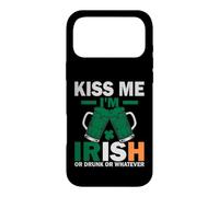 Carcasa para iPhone 17 Pro MAX Kiss Me Im Irish Or Drunk Or Whatever | St Patricks Day
