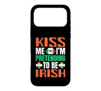 Carcasa para iPhone 17 Pro MAX Kiss Me I'm Pretending To Be Irish | St Patricks Day
