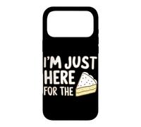 Carcasa para iPhone 17 Pro MAX Kit de decoración de glaseado de Pasteles con Texto en inglés I'm Just Here For The Cake F