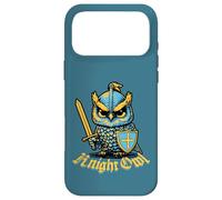 Carcasa para iPhone 17 Pro MAX Knight Owl Funny Medieval REN Faire Jousting Renacimiento