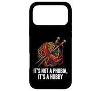 Carcasa para iPhone 17 Pro MAX Knitter Yarn Crafter Not A Phobia It's A Hobby