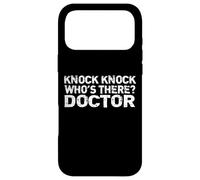 Carcasa para iPhone 17 Pro MAX Knock Knock ¿Quién está allí Doctor