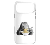 Carcasa para iPhone 17 Pro MAX Komodo Dragon Comiendo Fideos Ramen Divertido Amante de Reptiles