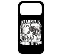 Carcasa para iPhone 17 Pro MAX Krampus Tradición Perchtenlauf Kramperl Máscara Bad Santa
