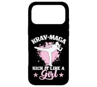 Carcasa para iPhone 17 Pro MAX Krav Maga patea como una Chica entrenando
