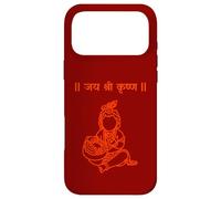 Carcasa para iPhone 17 Pro MAX Krishna Janmashtami Baby Krishna Jai Shree Krishna Sanskrit