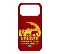 Carcasa para iPhone 17 Pro MAX Kruger Park Sudáfrica Safari Sunset Jirafa Elefante
