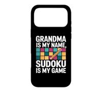 Carcasa para iPhone 17 Pro MAX La Abuela es mi Nombre Sudoku es mi Juego Divertido