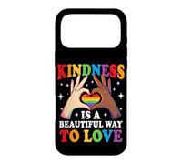 Carcasa para iPhone 17 Pro MAX La bondad es una Hermosa Manera de amar el Orgullo Gay LGBTQ Rainbow