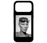 Carcasa para iPhone 17 Pro MAX La Cantante Grace Jones Warm Leatherette Era 1980 Allan Ballard