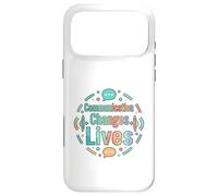 Carcasa para iPhone 17 Pro MAX La comunicación Cambia Vidas diseño de Conciencia
