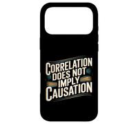 Carcasa para iPhone 17 Pro MAX La correlación no implica lógica Causal Humor matemático Divertido