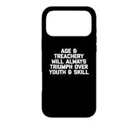 Carcasa para iPhone 17 Pro MAX La Edad y la traición Siempre triunfarán sobre la Juventud y la Habilidad