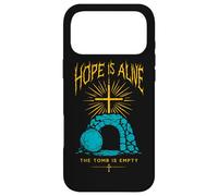 Carcasa para iPhone 17 Pro MAX La Esperanza Está Viva Tumba Vacía Cristiano Pascua Él Resucitado Gótico