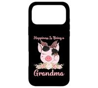 Carcasa para iPhone 17 Pro MAX La Felicidad es ser una Abuela Lindo Cerdo para la Abuela