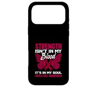 Carcasa para iPhone 17 Pro MAX La Fuerza no está en mi Sangre, está en la célula falciforme de mi Alma