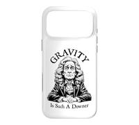 Carcasa para iPhone 17 Pro MAX La Gravedad es Tan débil Triste Isaac Newton Ciencia de la física