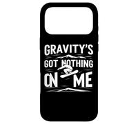 Carcasa para iPhone 17 Pro MAX La Gravedad no Tiene Nada en mí Snowboard Humor