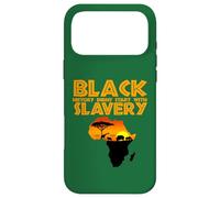 Carcasa para iPhone 17 Pro MAX La Historia Negra no comenzó con la esclavitud