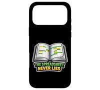 Carcasa para iPhone 17 Pro MAX La Hoja de cálculo Nunca miente el Humor del Contador