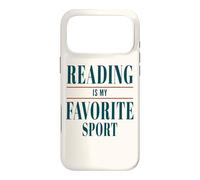 Carcasa para iPhone 17 Pro MAX La Lectura es mi Deporte Favorito | Amantes de los Libros Lectores y autores