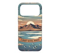 Carcasa para iPhone 17 Pro MAX La Maravilla Natural única del Agua Salada de Great Salt Lake Utah