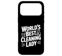 Carcasa para iPhone 17 Pro MAX La Mejor Cita de la Dama de la Limpieza del Mundo para ama de Llaves