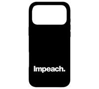 Carcasa para iPhone 17 Pro MAX La Palabra Impeach | Un diseño Que Dice Impeach