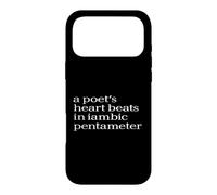 Carcasa para iPhone 17 Pro MAX La poesía Habla Desde el corazón para los Amantes de los Versos y el Estilo