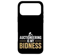 Carcasa para iPhone 17 Pro MAX La subasta es mi Deseo Divertido Juego de Palabras para Llamar a Las Ofertas del subastador