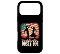 Carcasa para iPhone 17 Pro MAX La Vida es Mejor con una Danza Cuadrada de Dosey Doe
