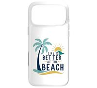 Carcasa para iPhone 17 Pro MAX La Vida es Mejor: en la Playa de la Playa, los Hombres