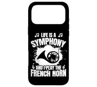 Carcasa para iPhone 17 Pro MAX La Vida es una sinfonía y yo toco la trompa