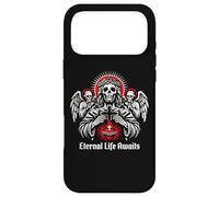 Carcasa para iPhone 17 Pro MAX La Vida eterna Espera Arte de Jesús gótico Cristiano Oscuro