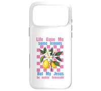Carcasa para iPhone 17 Pro MAX La Vida me DIO Algunos Limones Pero mi Jesús Él está Haciendo Limonada
