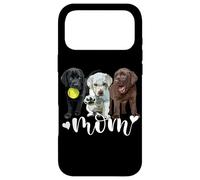 Carcasa para iPhone 17 Pro MAX Labrador Mom Black Golden Chocolate Lab Mama The Lab Mother