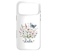 Carcasa para iPhone 17 Pro MAX Lala Grandma - Ramo de Flores con diseño de Mariposas