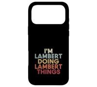 Carcasa para iPhone 17 Pro MAX Lambert Name Lambert Personalized Name First Given